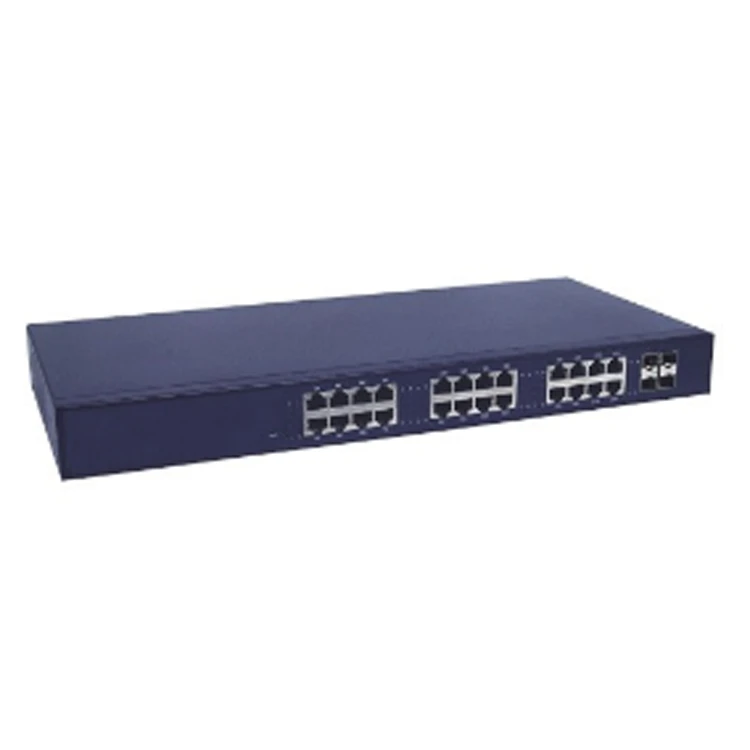 24 Chaw nres nkoj Gigabit fiber ntau hloov